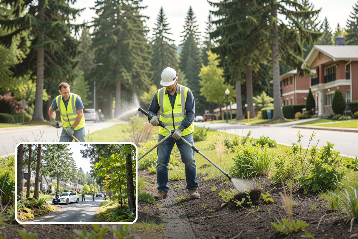 Weed Control in Normandy Park, King County, WA - Cleaner beds, hardscape, and turf with less regrowth