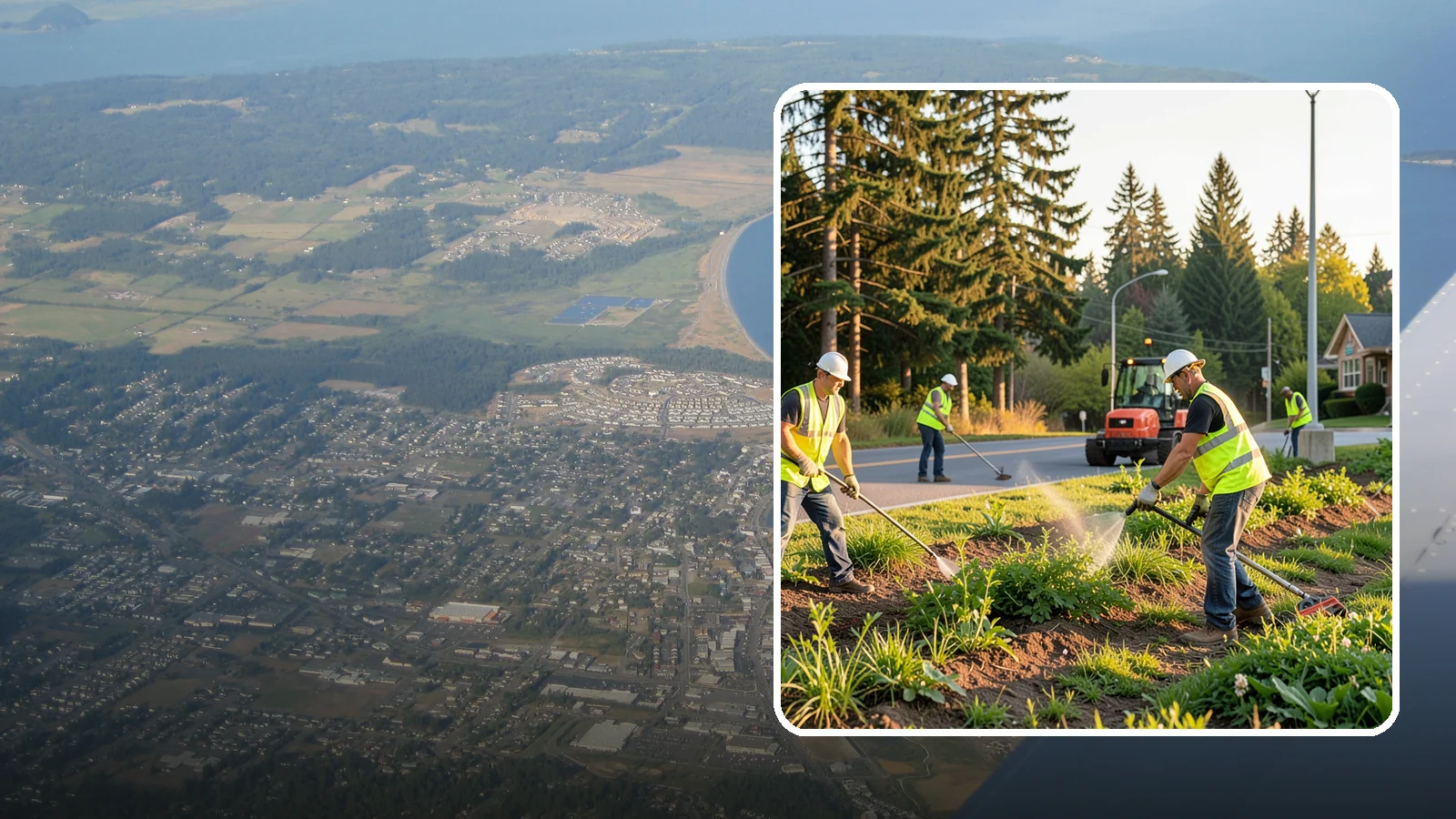 Weed Control in Oak Harbor, Island County, WA - Integrated weed management that keeps beds, hardscape, and turf clean while meeting public-safety standards.