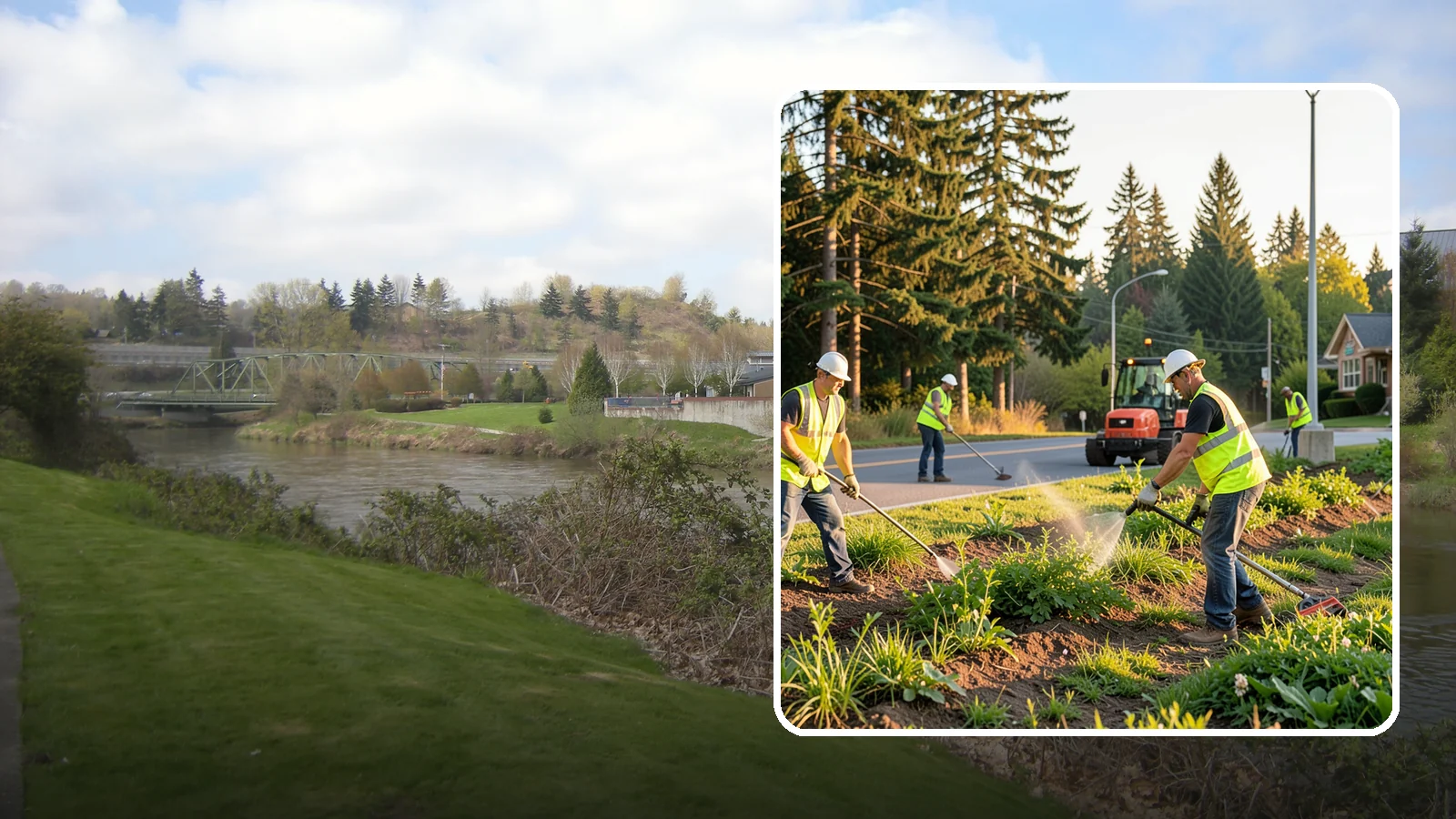 Weed Control in Tukwila, King County, WA - Integrated weed management that keeps beds, hardscape, and turf clean while meeting public-safety standards.
