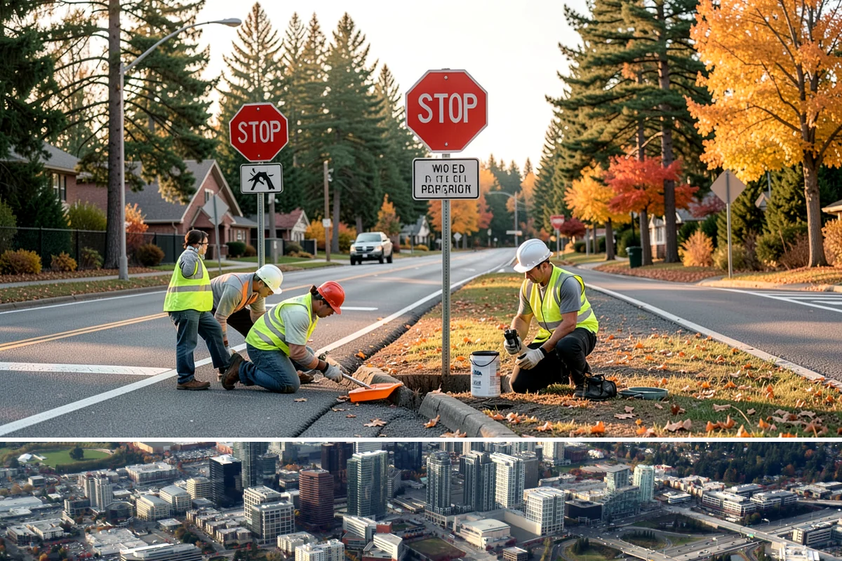 Wetland Buffer Maintenance in Bellevue, King County, WA - Treatment is timed to species biology, with knotweed and blackberry work concentrated in late summer and early fall for best...