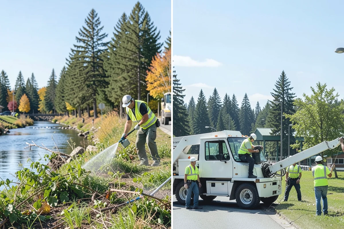 Wetland Buffer Maintenance in Bonney Lake, Pierce County, WA - Survey the buffer and map invasive infestations