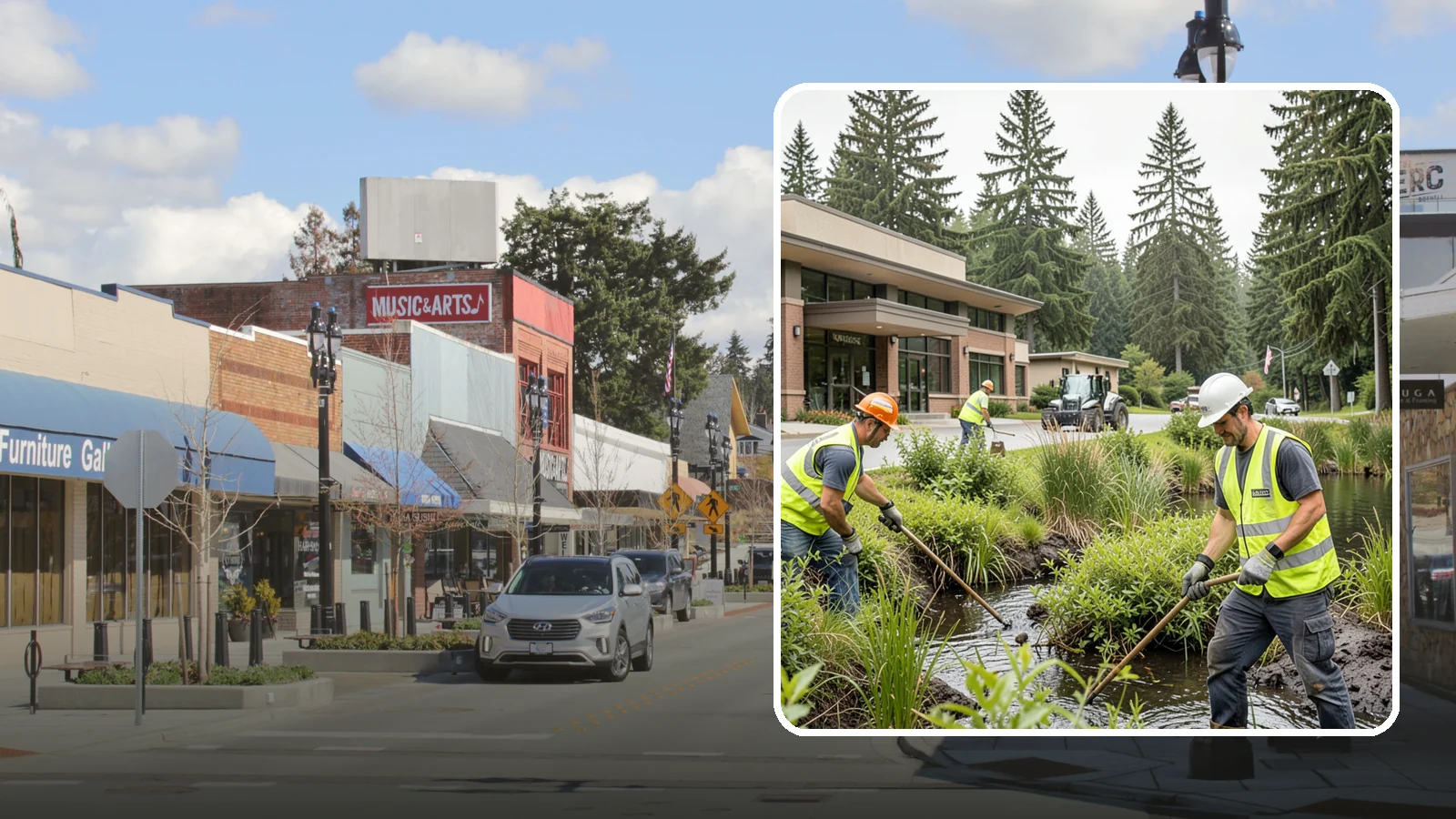 Wetland Buffer Maintenance in Bothell, King County, WA - Invasive control and native vegetation upkeep within protected wetland buffers.