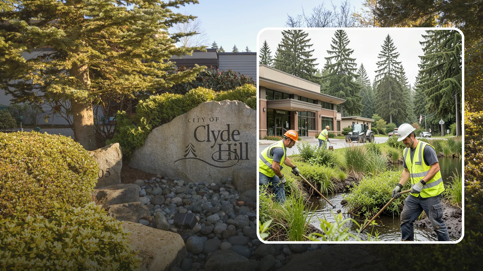 Wetland Buffer Maintenance in Clyde Hill, King County, WA - Invasive control and native vegetation upkeep within protected wetland buffers.