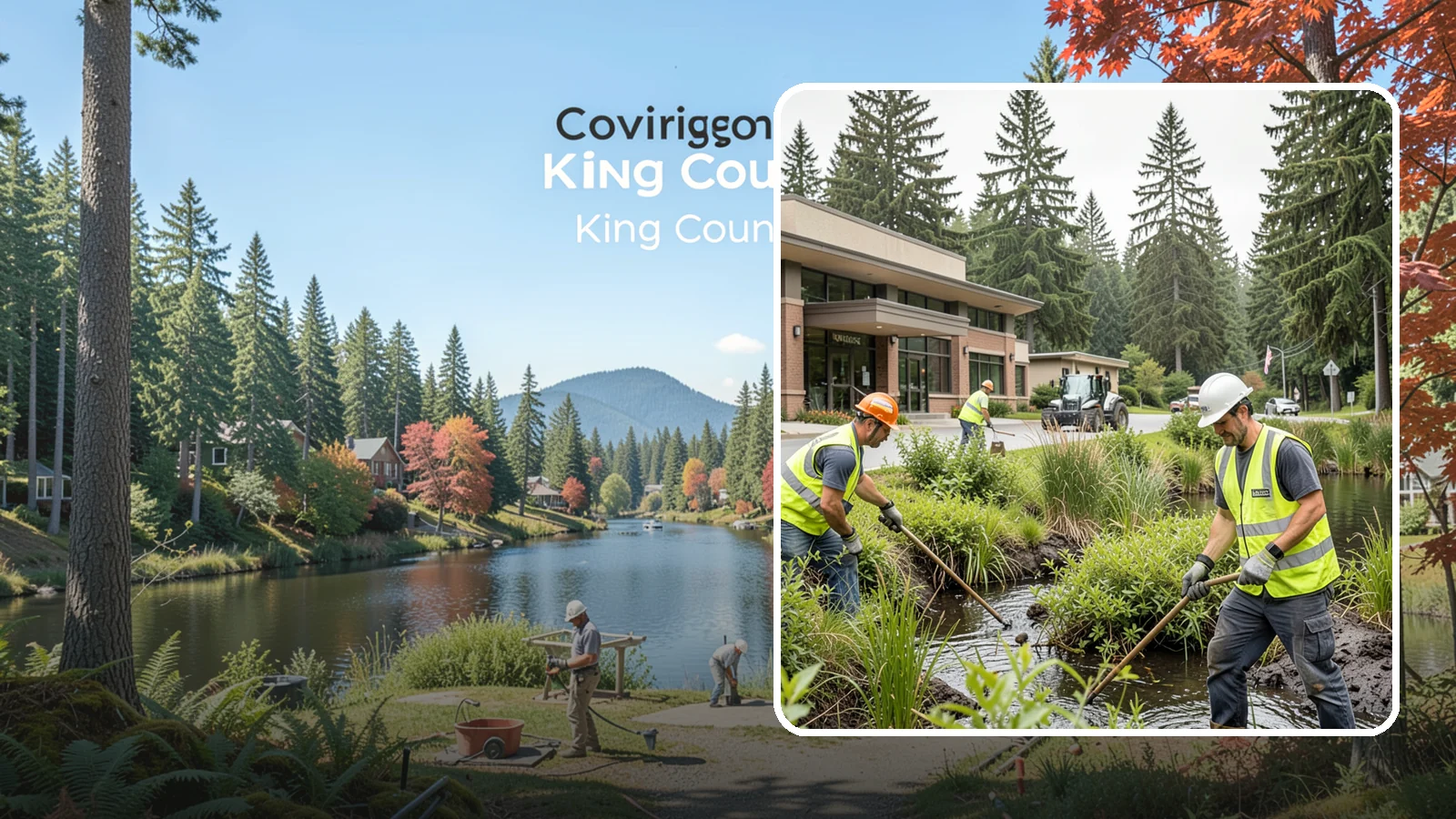 Wetland Buffer Maintenance in Covington, King County, WA - Invasive control and native vegetation upkeep within protected wetland buffers.