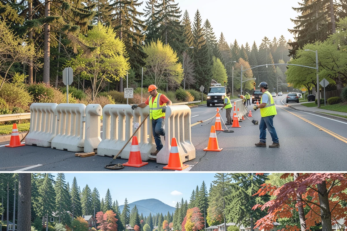 Wetland Buffer Maintenance in Covington, King County, WA - Treatment is timed to species biology, with knotweed and blackberry work concentrated in late summer and early fall for best...