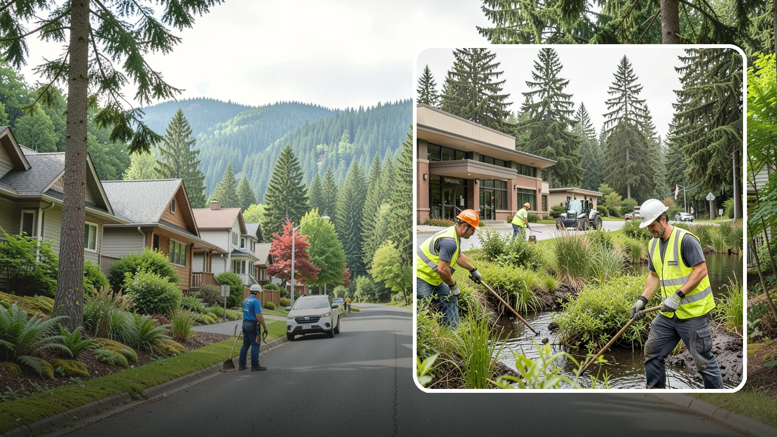 Wetland Buffer Maintenance in Darrington, Snohomish County, WA - Invasive control and native vegetation upkeep within protected wetland buffers.
