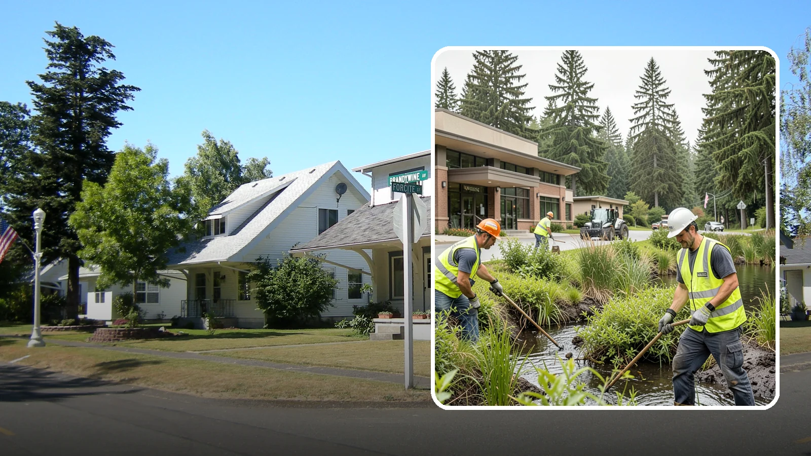 Wetland Buffer Maintenance in DuPont, Pierce County, WA - Invasive control and native vegetation upkeep within protected wetland buffers.
