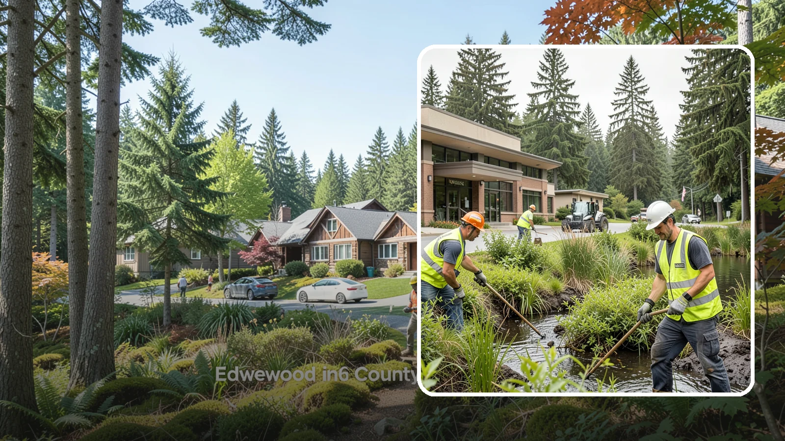 Wetland Buffer Maintenance in Edgewood, Pierce County, WA - Invasive control and native vegetation upkeep within protected wetland buffers.