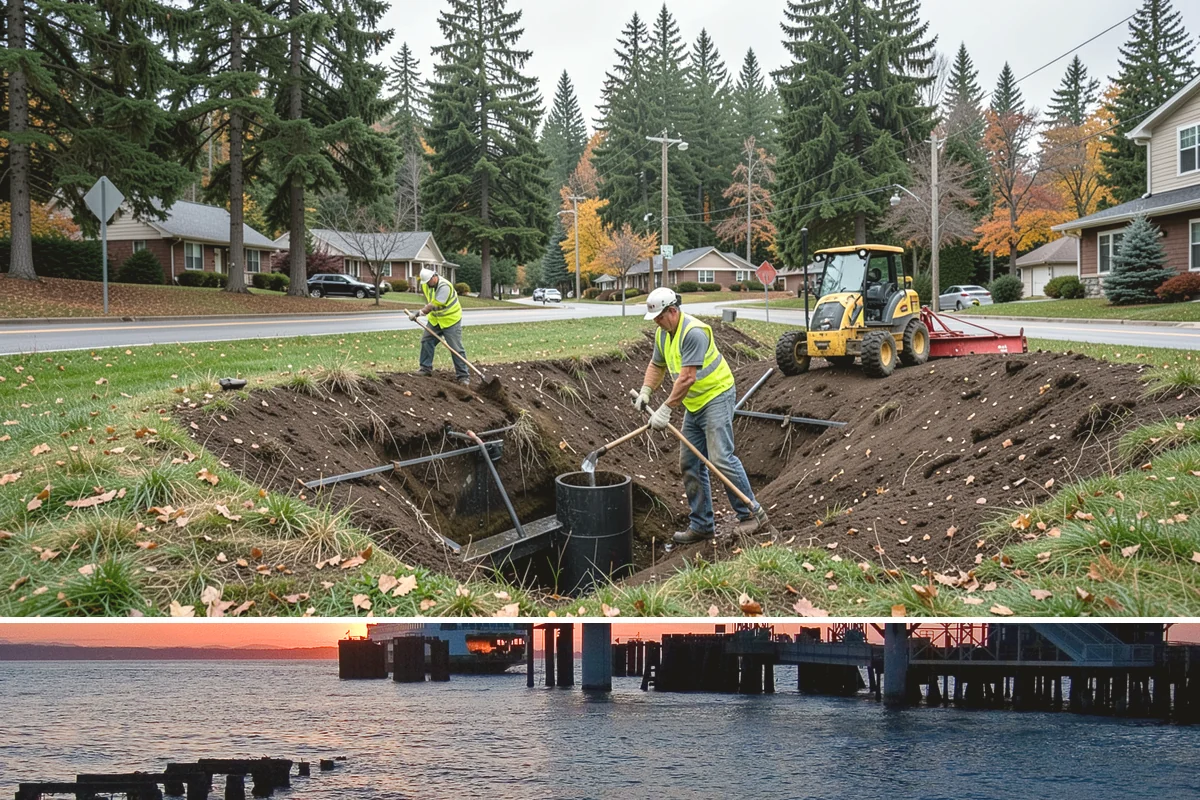 Wetland Buffer Maintenance in Edmonds, Snohomish County, WA - Treatment is timed to species biology, with knotweed and blackberry work concentrated in late summer and early fall for best...