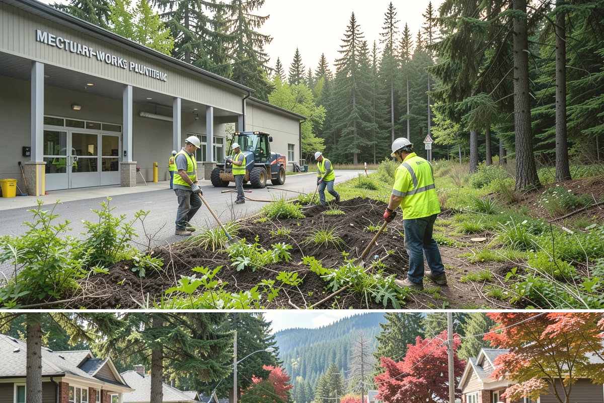 Wetland Buffer Maintenance in Hunts Point, King County, WA - Treatment is timed to species biology, with knotweed and blackberry work concentrated in late summer and early fall for best...