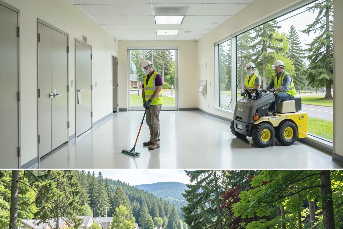 Wetland Buffer Maintenance in Lake Forest Park, King County, WA - Treatment is timed to species biology, with knotweed and blackberry work concentrated in late summer and early fall for best...