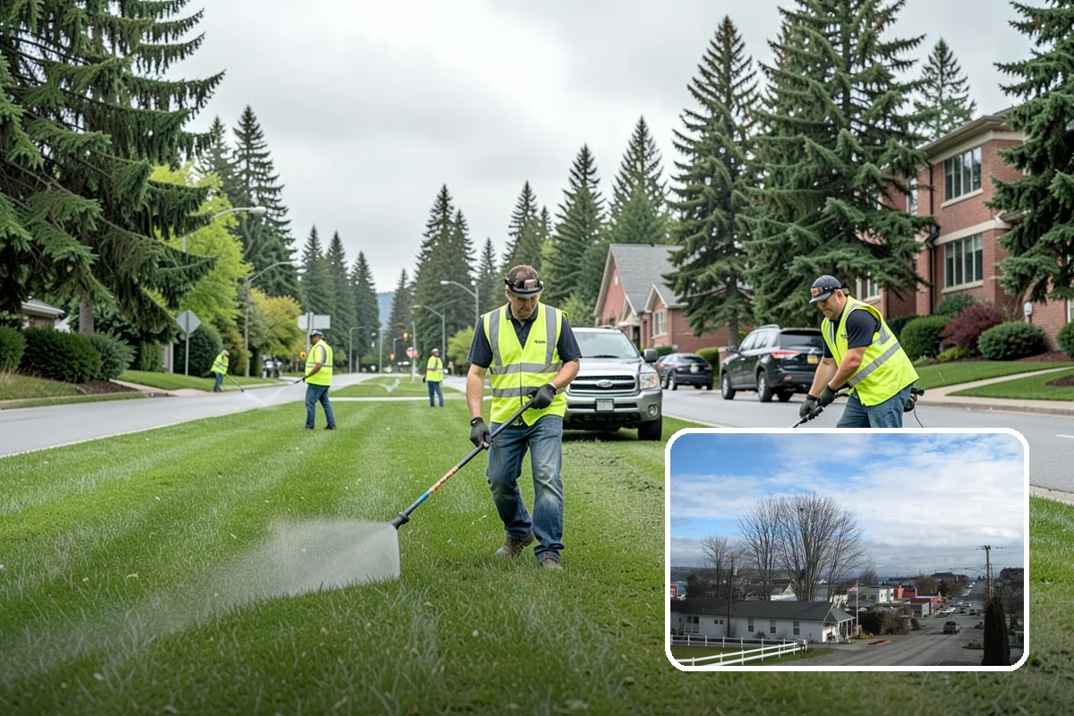 Wetland Buffer Maintenance in Langley, Island County, WA - Invasive control that protects buffer habitat and function