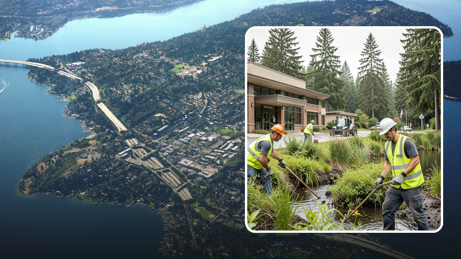 Wetland Buffer Maintenance in Mercer Island, King County, WA - Invasive control and native vegetation upkeep within protected wetland buffers.