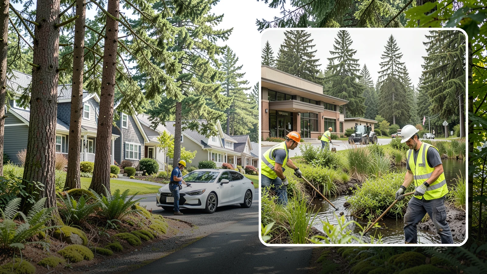 Wetland Buffer Maintenance in Normandy Park, King County, WA - Invasive control and native vegetation upkeep within protected wetland buffers.