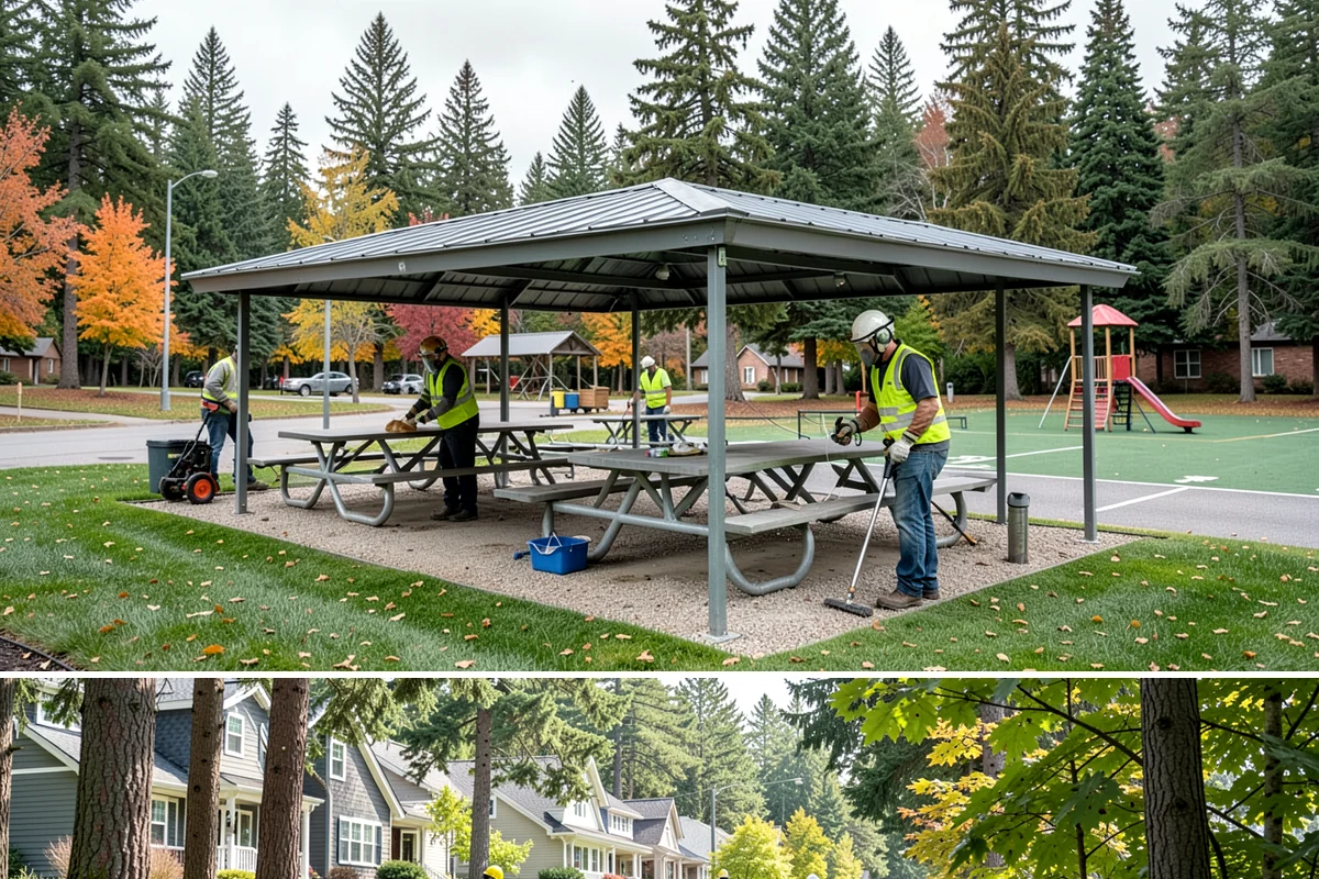 Wetland Buffer Maintenance in Normandy Park, King County, WA - Treatment is timed to species biology, with knotweed and blackberry work concentrated in late summer and early fall for best...
