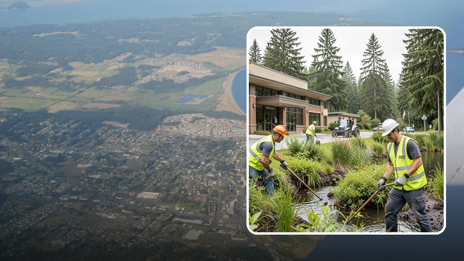 Wetland Buffer Maintenance in Oak Harbor, Island County, WA - Invasive control and native vegetation upkeep within protected wetland buffers.