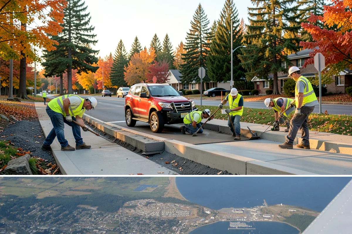 Wetland Buffer Maintenance in Oak Harbor, Island County, WA - Treatment is timed to species biology, with knotweed and blackberry work concentrated in late summer and early fall for best...