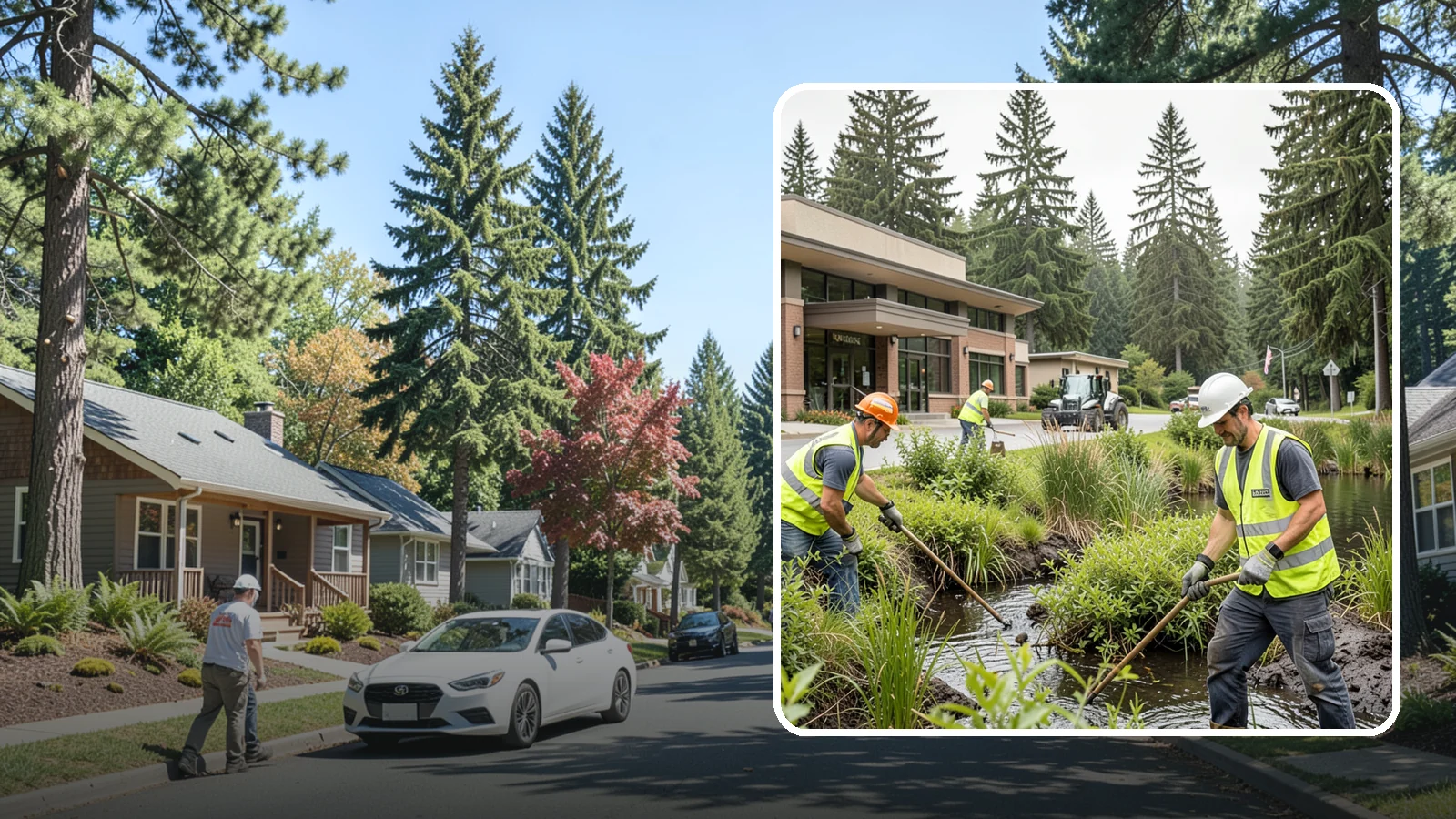 Wetland Buffer Maintenance in Orting, Pierce County, WA - Invasive control and native vegetation upkeep within protected wetland buffers.