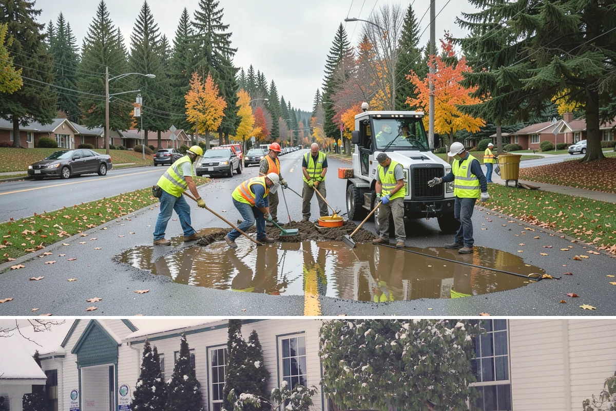Wetland Buffer Maintenance in Pacific, King County, WA - Treatment is timed to species biology, with knotweed and blackberry work concentrated in late summer and early fall for best...