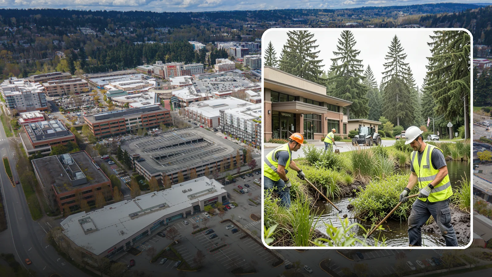 Wetland Buffer Maintenance in Redmond, King County, WA - Invasive control and native vegetation upkeep within protected wetland buffers.