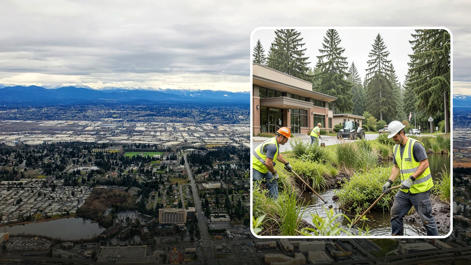 Wetland Buffer Maintenance in SeaTac, King County, WA - Invasive control and native vegetation upkeep within protected wetland buffers.