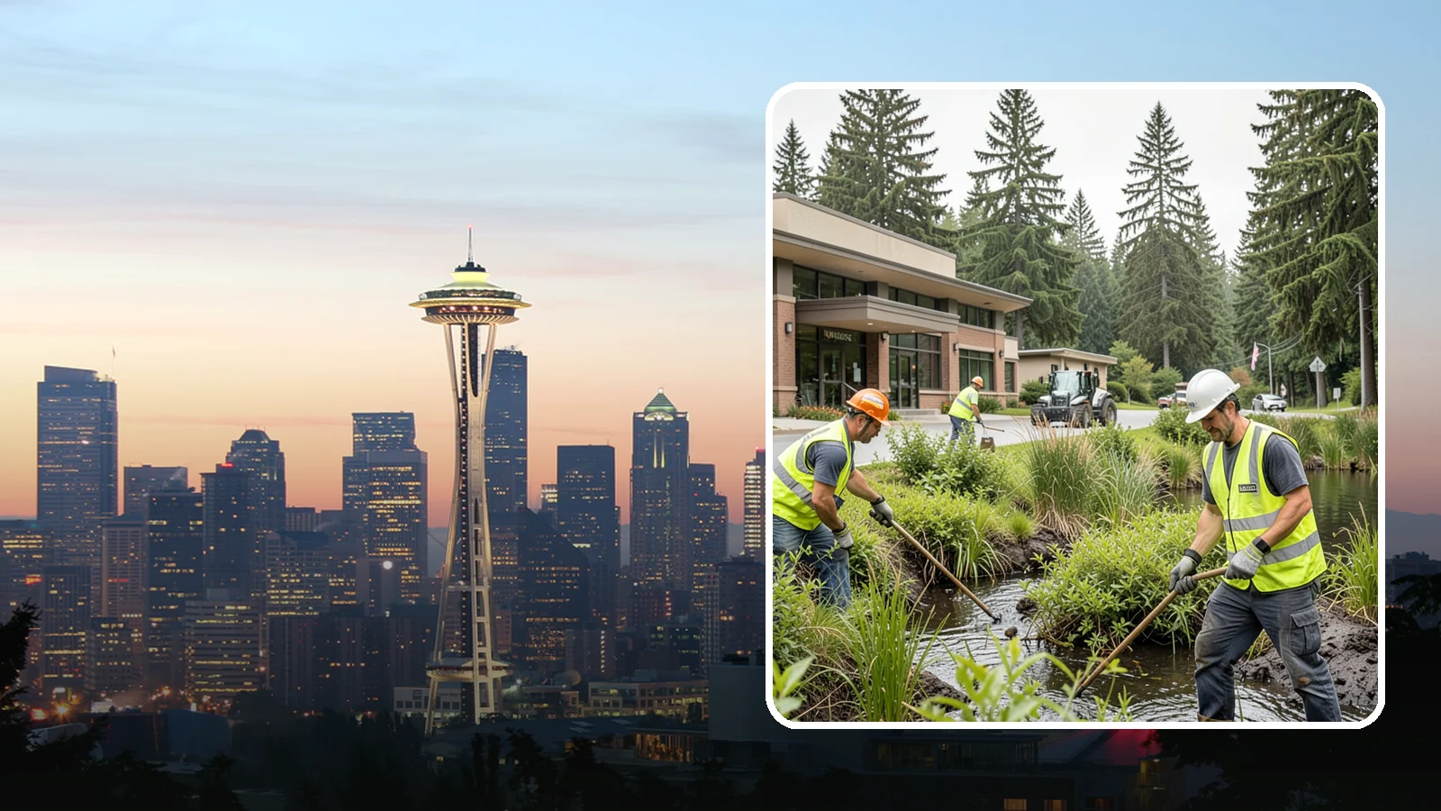 Wetland Buffer Maintenance in Seattle, King County, WA - Invasive control and native vegetation upkeep within protected wetland buffers.