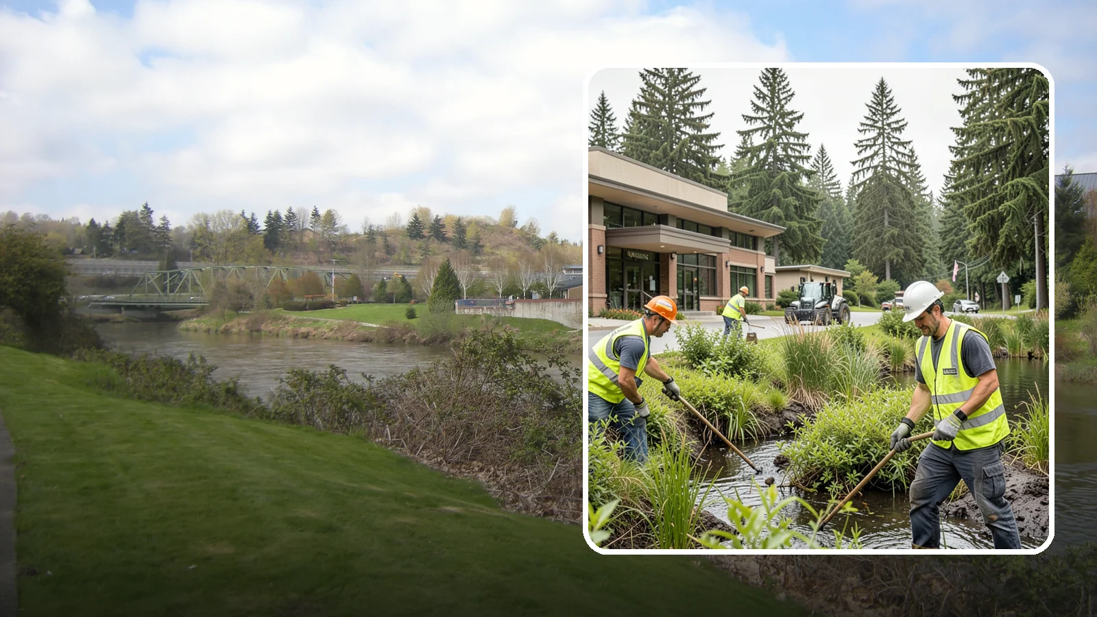 Wetland Buffer Maintenance in Tukwila, King County, WA - Invasive control and native vegetation upkeep within protected wetland buffers.