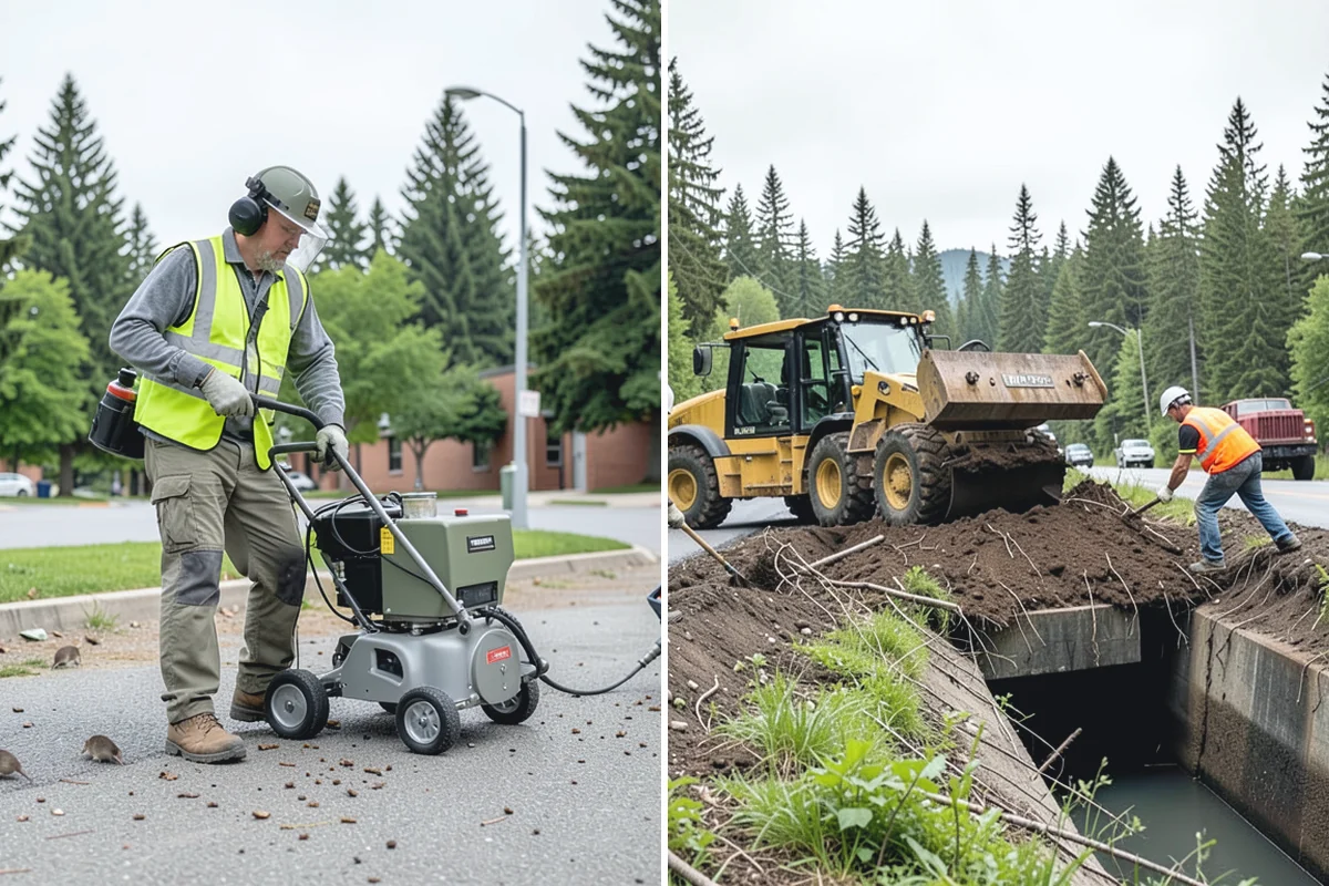 Wetland Buffer Maintenance in Wilkeson, Pierce County, WA - Survey the buffer and map invasive infestations