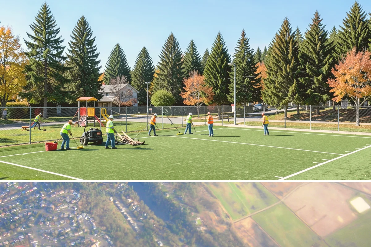 Wheel Stop Installation in Algona, King County, WA - Wheel stops install in nearly any weather and are commonly bundled with summer restriping and resurfacing work.