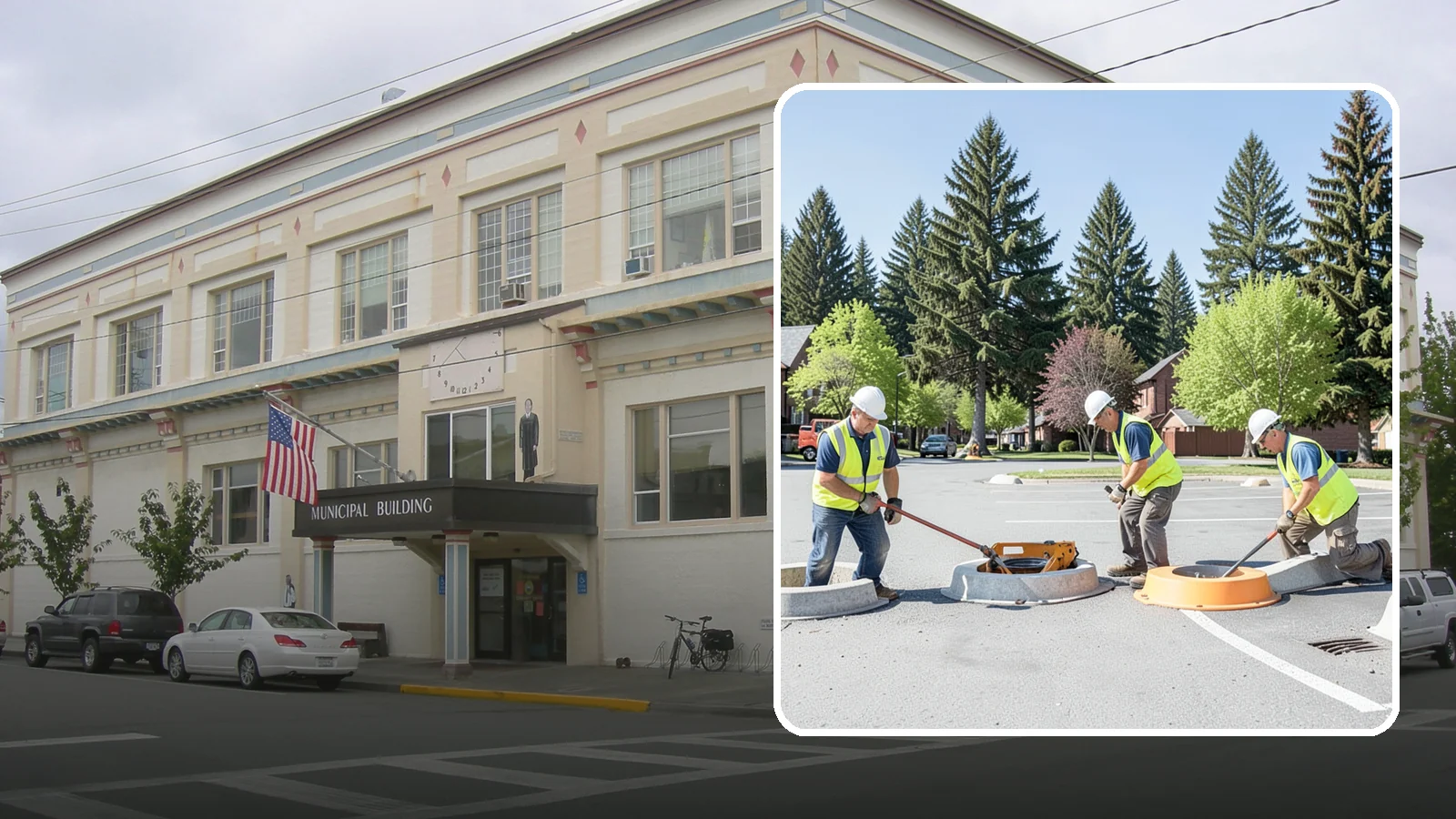 Wheel Stop Installation in Anacortes, Skagit County, WA - Precast and cast-in-place wheel stops that define parking stalls and protect curbs, walls, and landscaping.