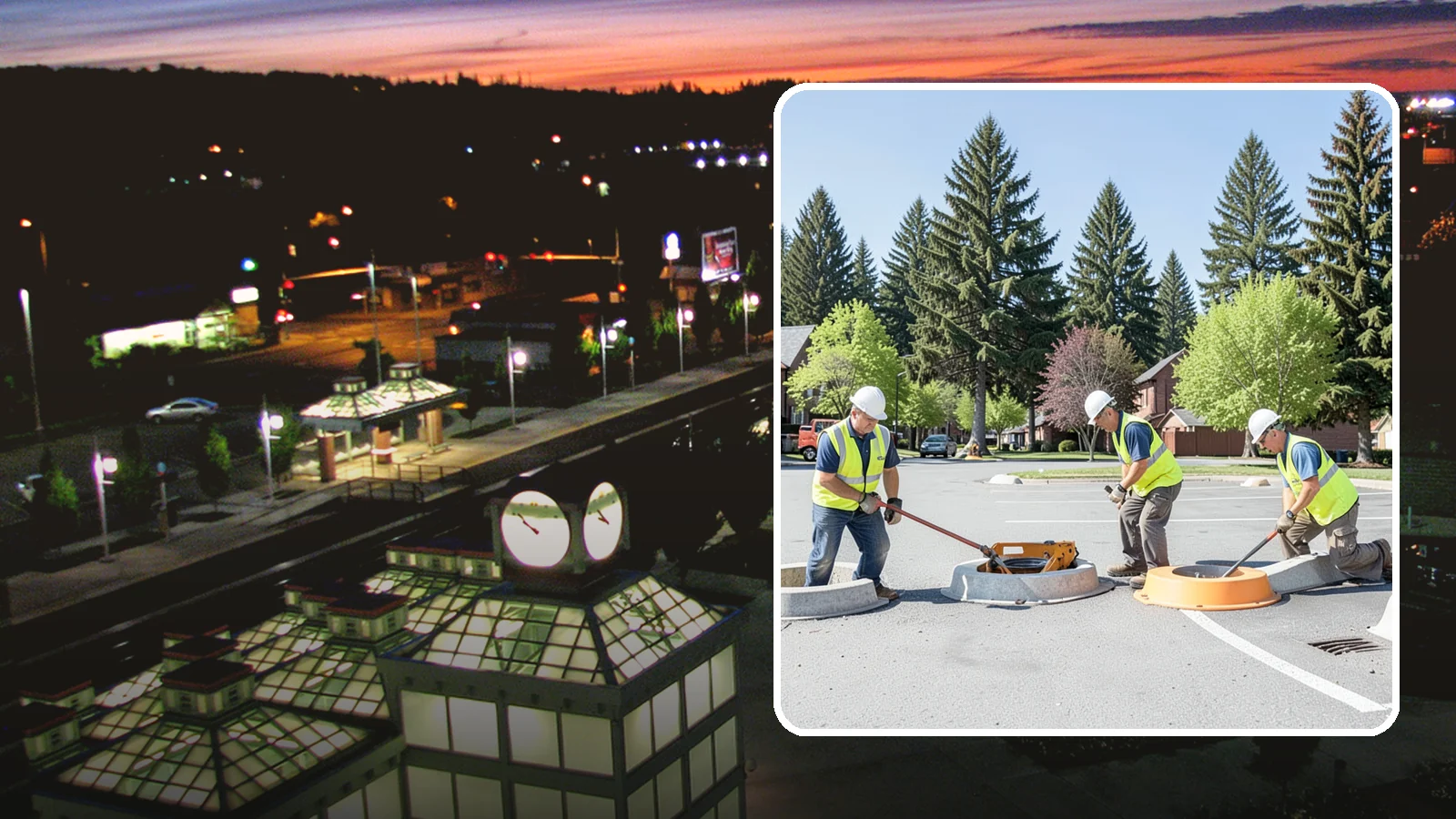 Wheel Stop Installation in Auburn, King County, WA - Precast and cast-in-place wheel stops that define parking stalls and protect curbs, walls, and landscaping.