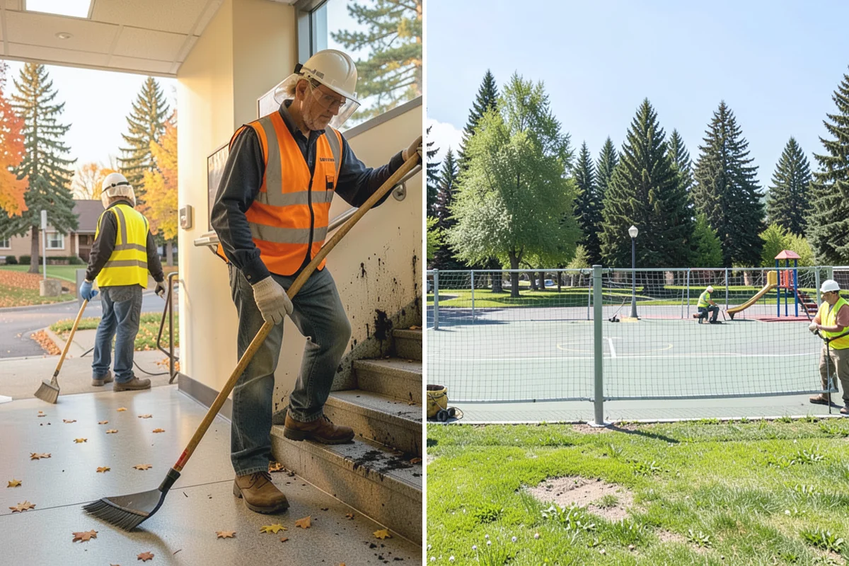 Wheel Stop Installation in Auburn, King County, WA - Confirm the striping plan and stall layout