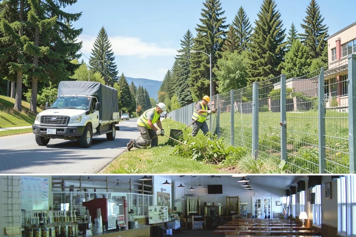 Wheel Stop Installation in Black Diamond, King County, WA - Wheel stops install in nearly any weather and are commonly bundled with summer restriping and resurfacing work.