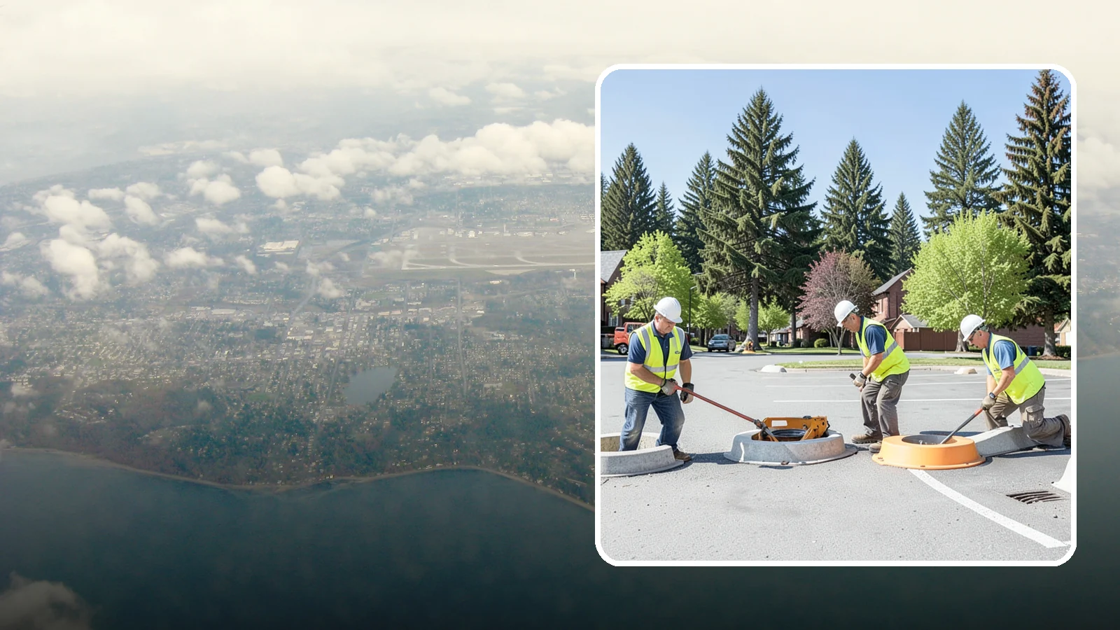 Wheel Stop Installation in Burien, King County, WA - Precast and cast-in-place wheel stops that define parking stalls and protect curbs, walls, and landscaping.