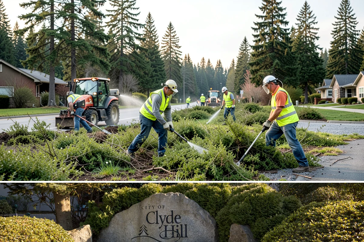 Wheel Stop Installation in Clyde Hill, King County, WA - Wheel stops install in nearly any weather and are commonly bundled with summer restriping and resurfacing work.