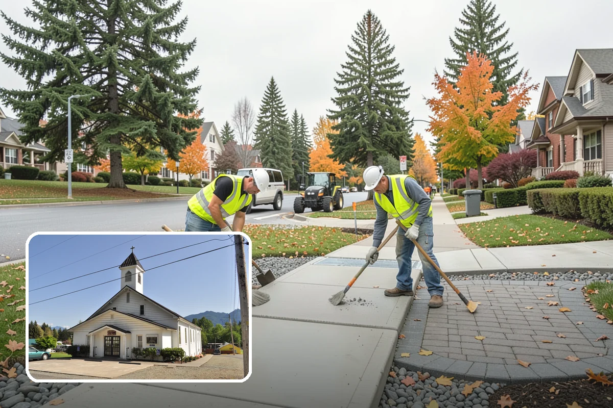 Wheel Stop Installation in Concrete, Skagit County, WA - Protects curbs, walls, and landscaping from vehicle overhang