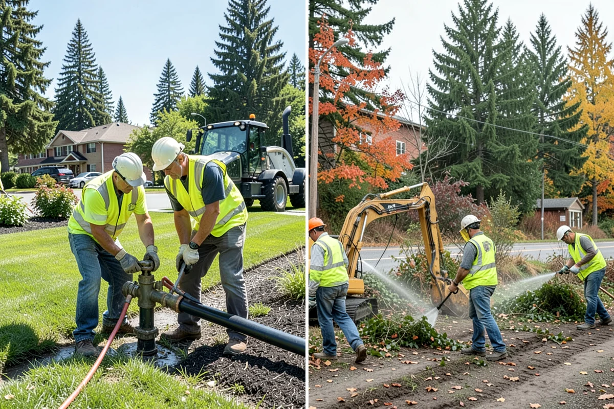 Wheel Stop Installation in Concrete, Skagit County, WA - Confirm the striping plan and stall layout