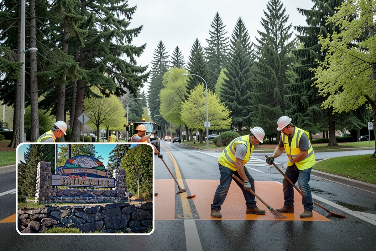 Wheel Stop Installation in Eatonville, Pierce County, WA - Protects curbs, walls, and landscaping from vehicle overhang