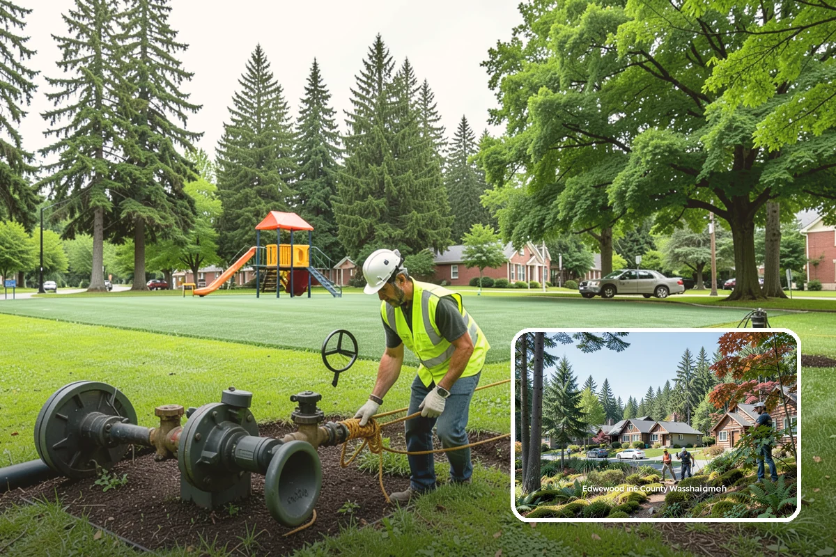 Wheel Stop Installation in Edgewood, Pierce County, WA - Protects curbs, walls, and landscaping from vehicle overhang