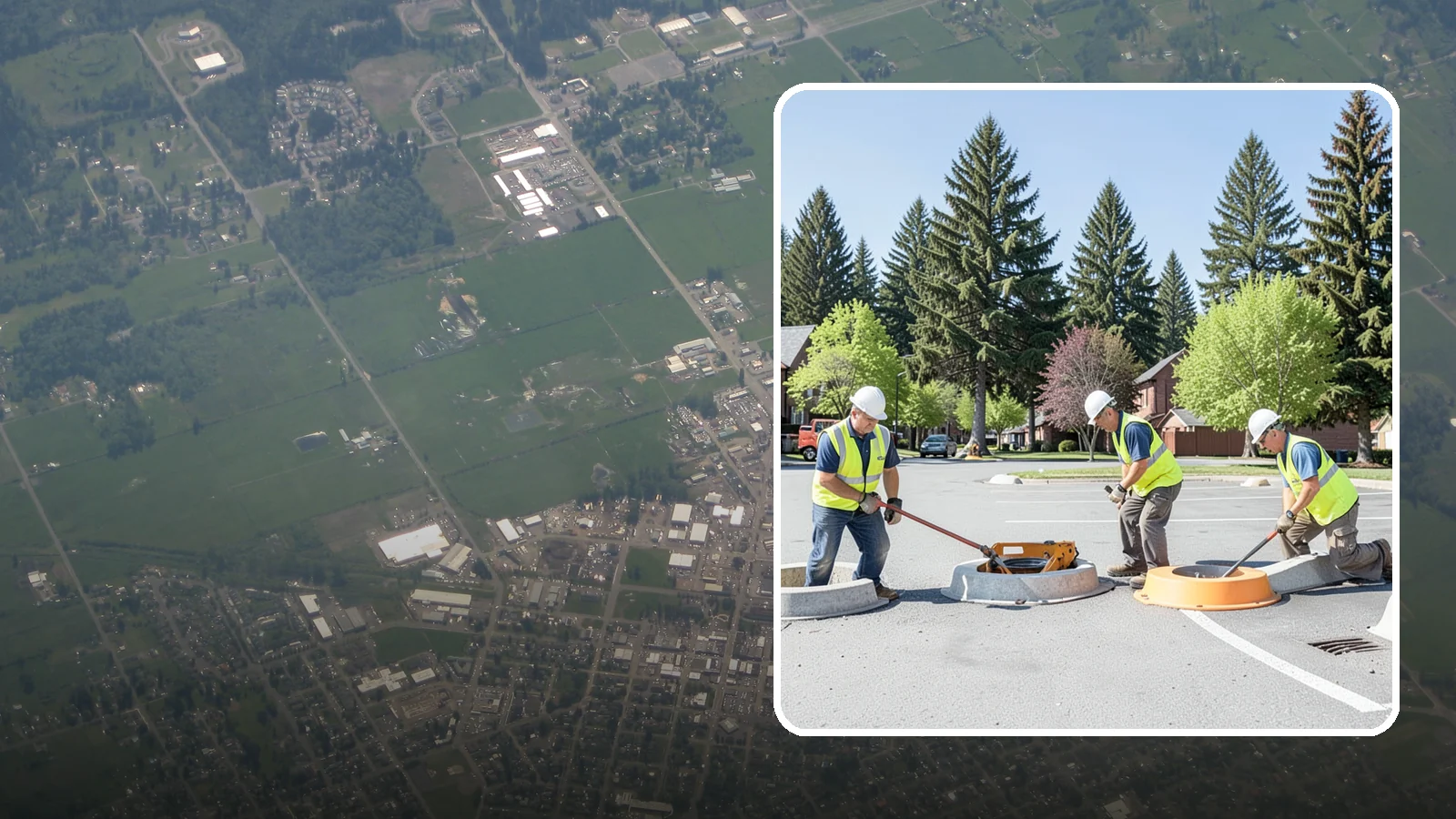 Wheel Stop Installation in Enumclaw, King County, WA - Precast and cast-in-place wheel stops that define parking stalls and protect curbs, walls, and landscaping.