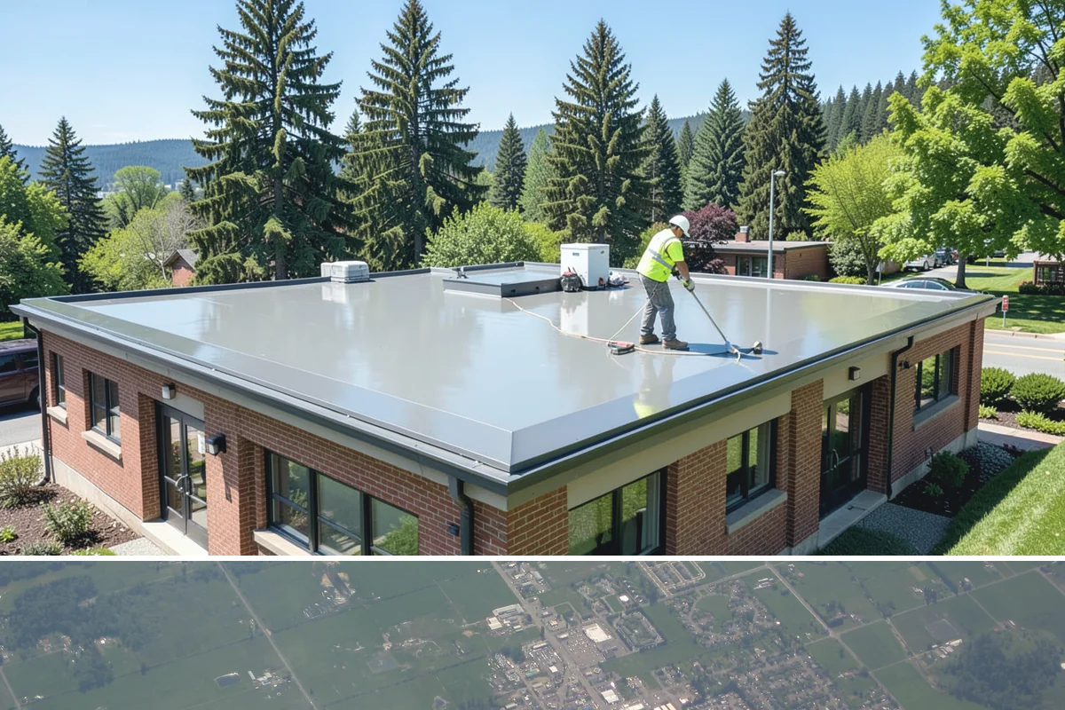 Wheel Stop Installation in Enumclaw, King County, WA - Wheel stops install in nearly any weather and are commonly bundled with summer restriping and resurfacing work.