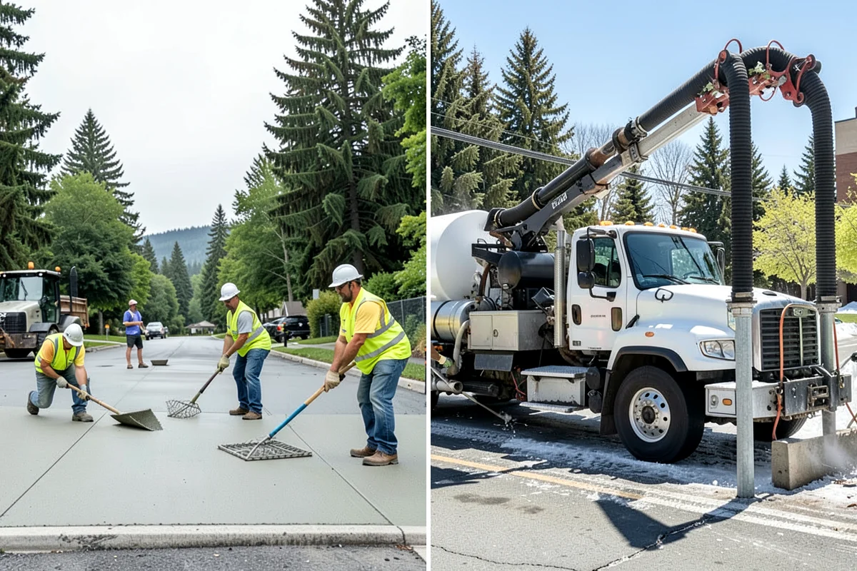 Wheel Stop Installation in Everett, Snohomish County, WA - Confirm the striping plan and stall layout