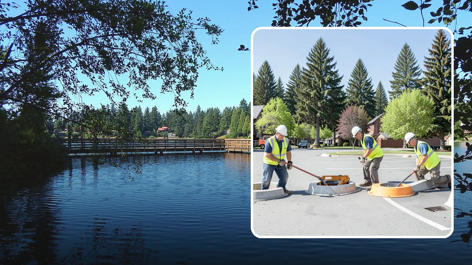 Wheel Stop Installation in Federal Way, King County, WA - Precast and cast-in-place wheel stops that define parking stalls and protect curbs, walls, and landscaping.