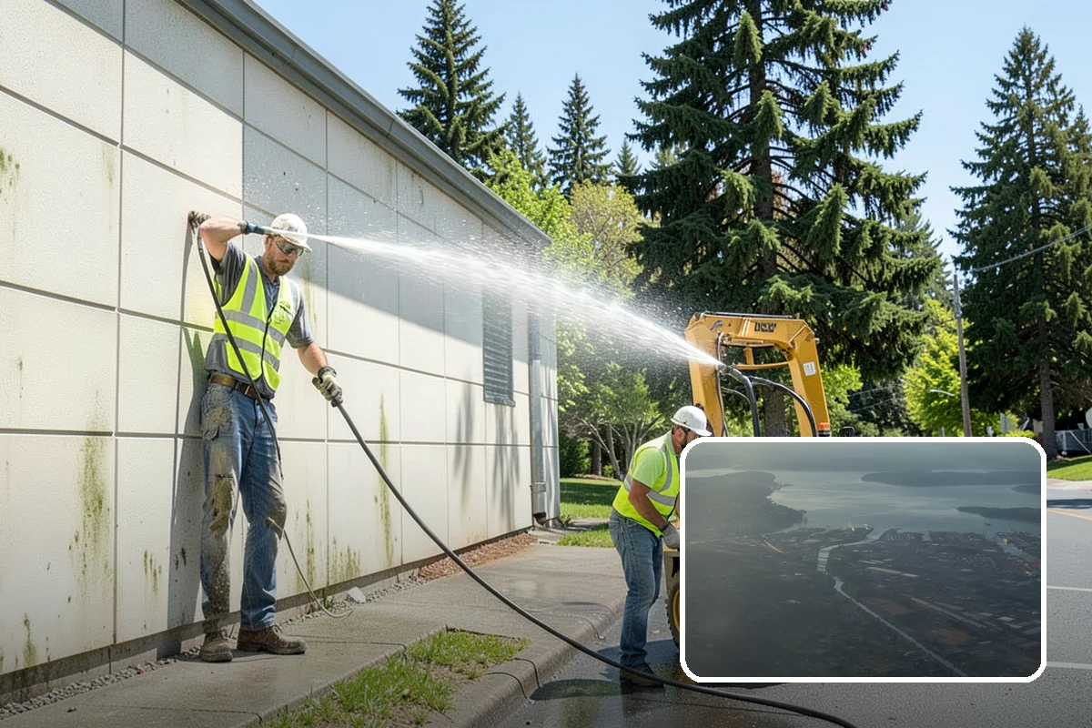 Wheel Stop Installation in Fife, Pierce County, WA - Protects curbs, walls, and landscaping from vehicle overhang