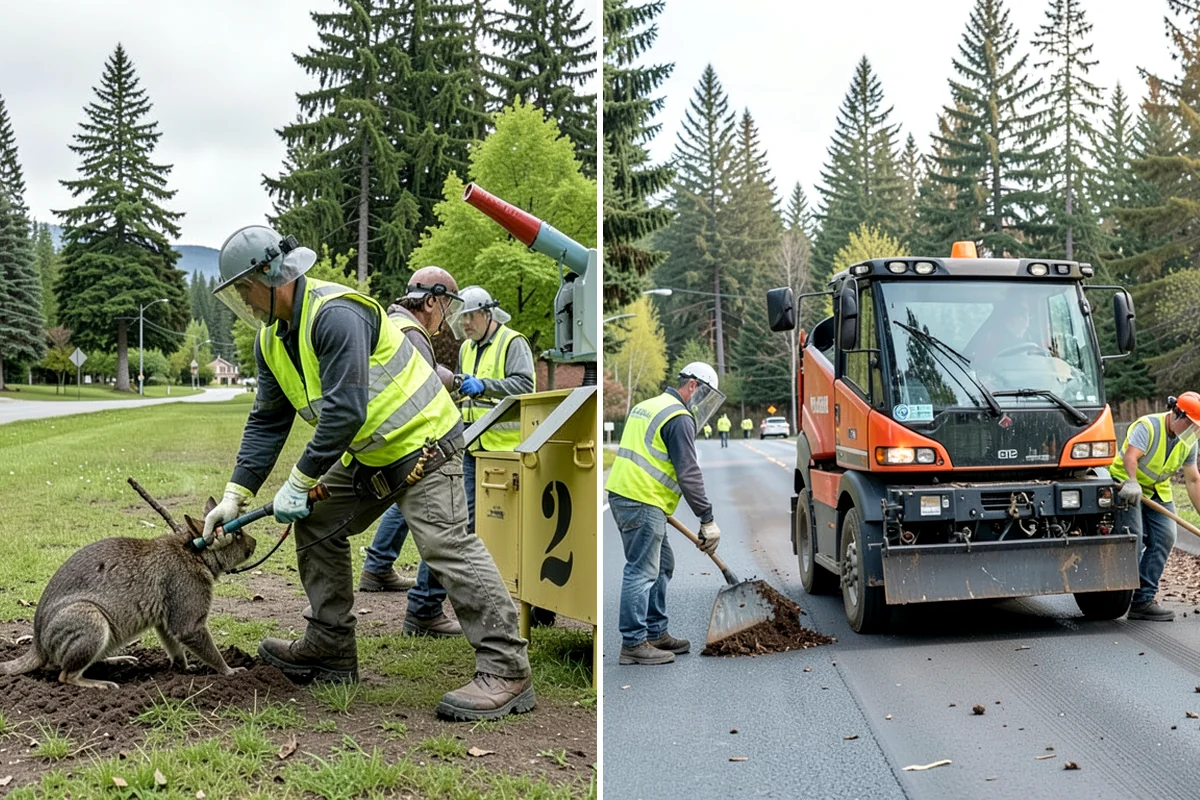 Wheel Stop Installation in Gig Harbor, Pierce County, WA - Confirm the striping plan and stall layout
