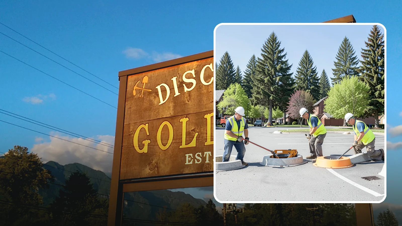 Wheel Stop Installation in Gold Bar, Snohomish County, WA - Precast and cast-in-place wheel stops that define parking stalls and protect curbs, walls, and landscaping.