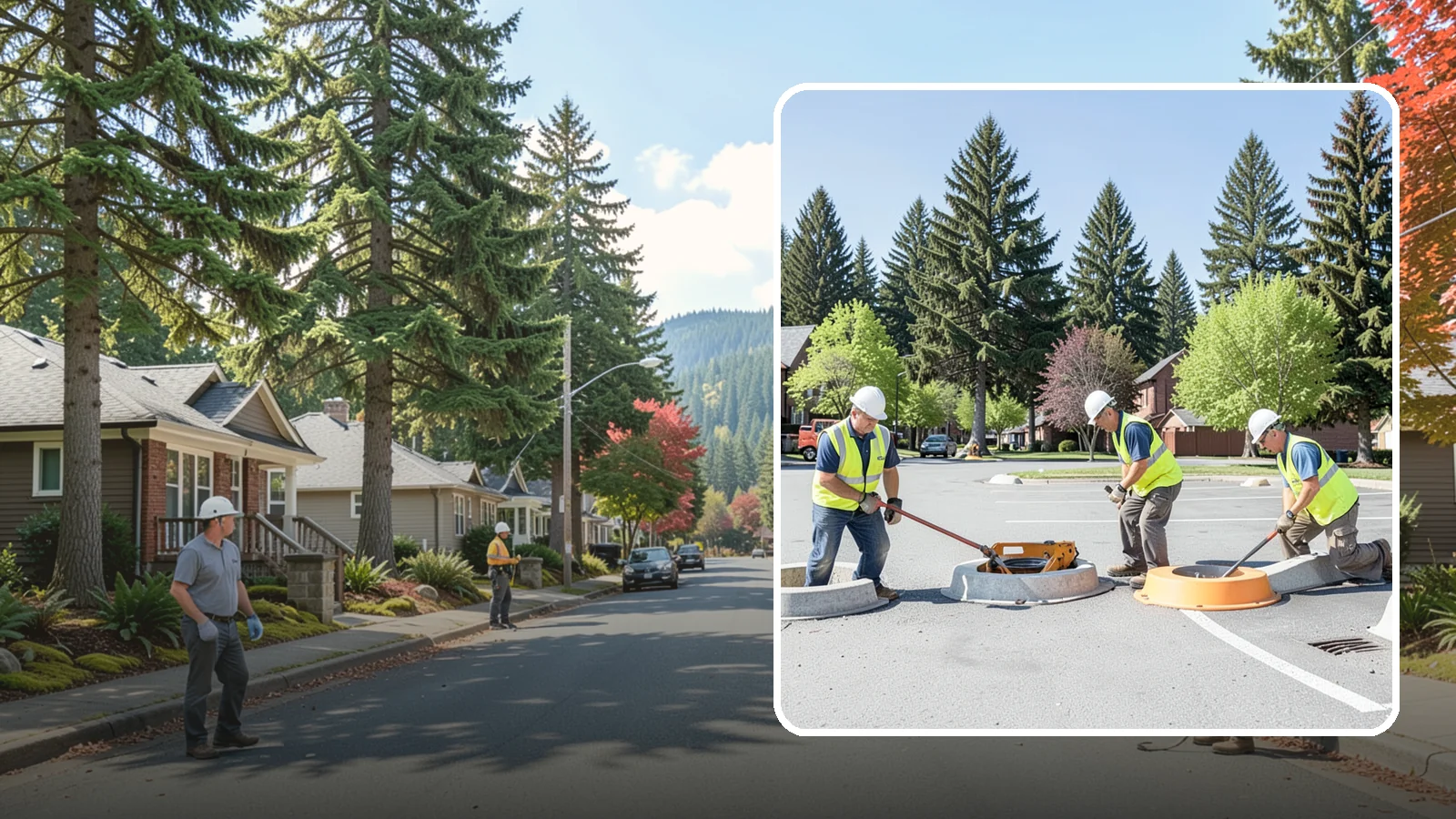 Wheel Stop Installation in Hunts Point, King County, WA - Precast and cast-in-place wheel stops that define parking stalls and protect curbs, walls, and landscaping.