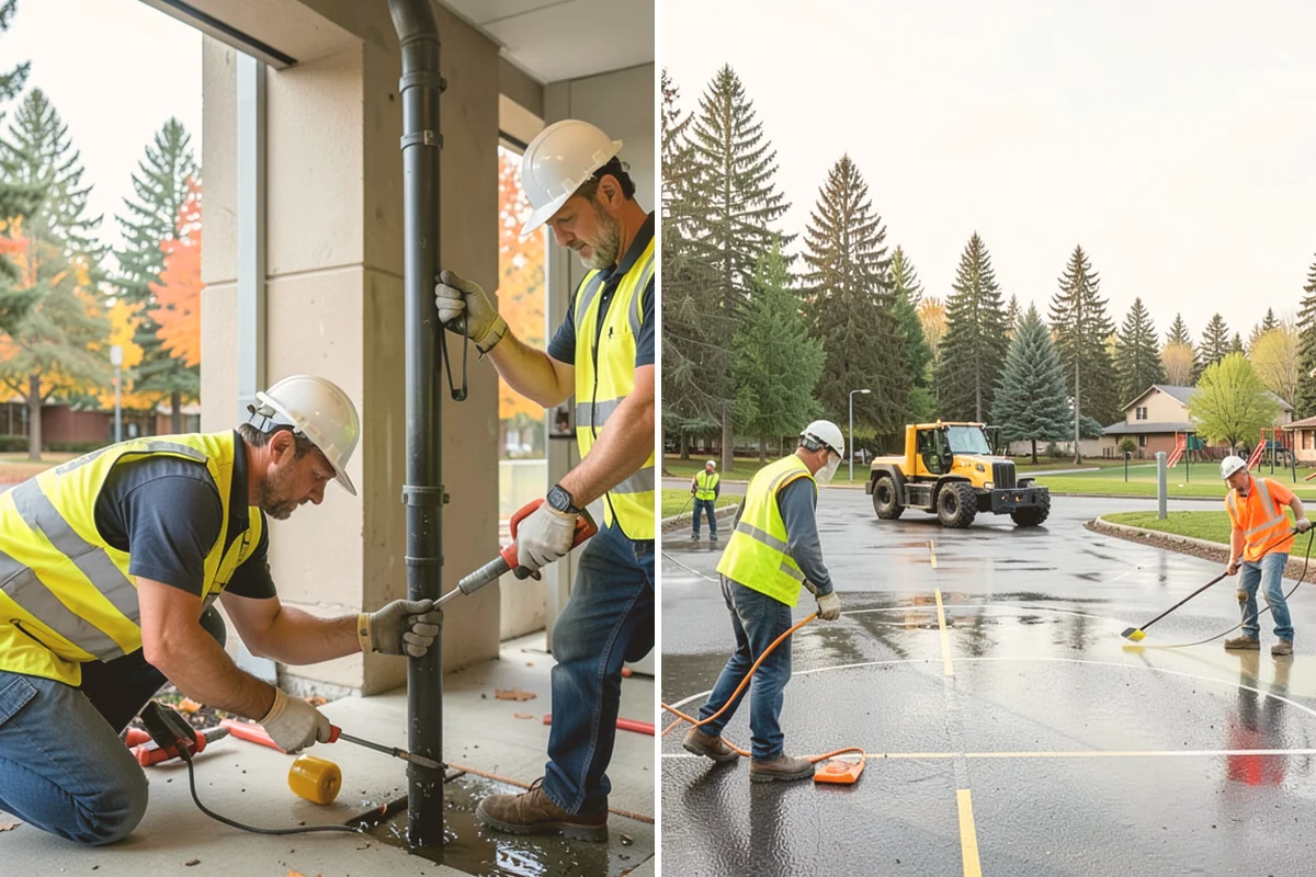 Wheel Stop Installation in Index, Snohomish County, WA - Confirm the striping plan and stall layout