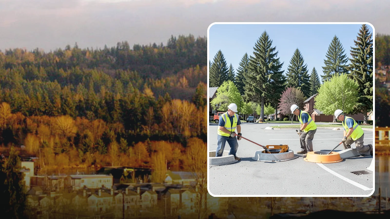 Wheel Stop Installation in Kenmore, King County, WA - Precast and cast-in-place wheel stops that define parking stalls and protect curbs, walls, and landscaping.