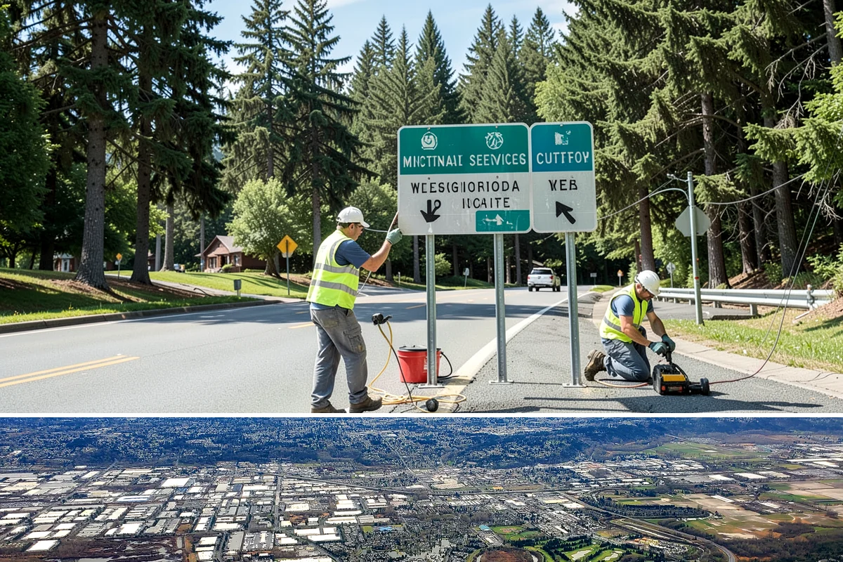 Wheel Stop Installation in Kent, King County, WA - Wheel stops install in nearly any weather and are commonly bundled with summer restriping and resurfacing work.